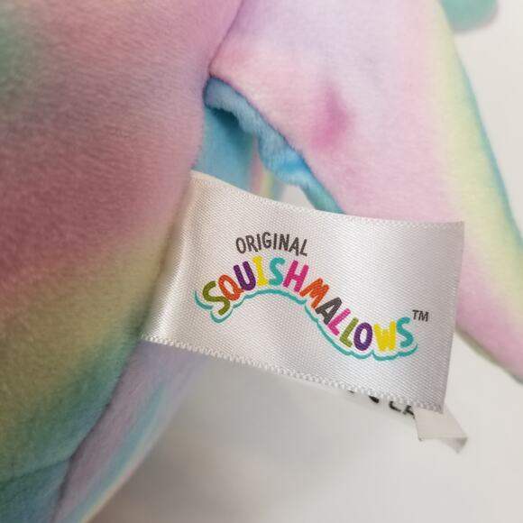 Ter The Narwhal Kelly Toy 12 Inch Squishmallow Tie Dye Valentines 2023 Heart - Picture 5 of 6